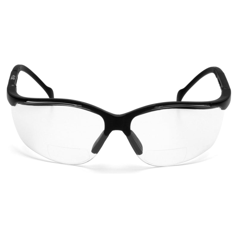 Venture II Readers - Clear Reader Lens with Black Frame (Qty 6)