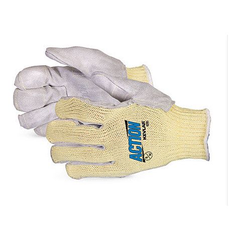 Action™ Kevlar®/Wire-Core™ Glove with Steel-Mesh Liner and Leather Palms (1 doz)
