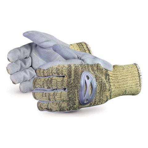 Action™ Kevlar®/Wire-Core™ Glove with Steel-Mesh Liner and Leather Palms (sold individually)