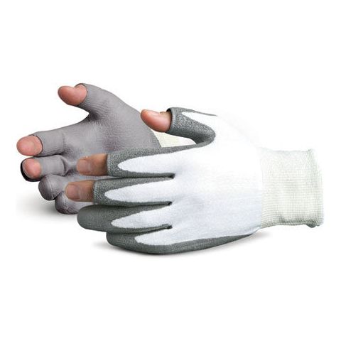 Superior Touch Open-finger Glove with Dyneema, Polyurethane Palm-coated