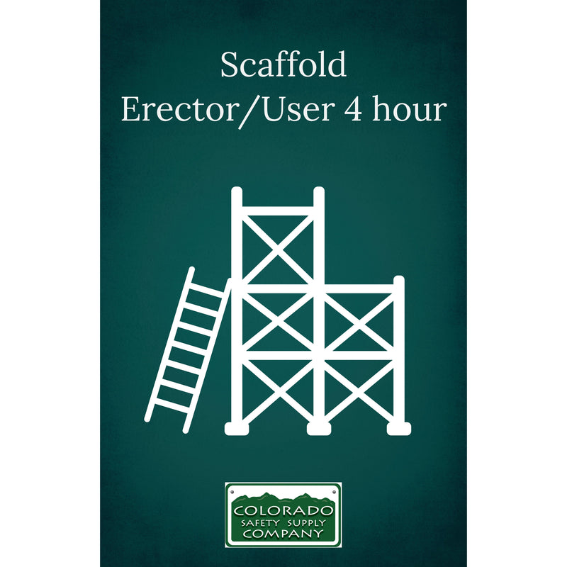 Scaffold Erector/User 4 hour