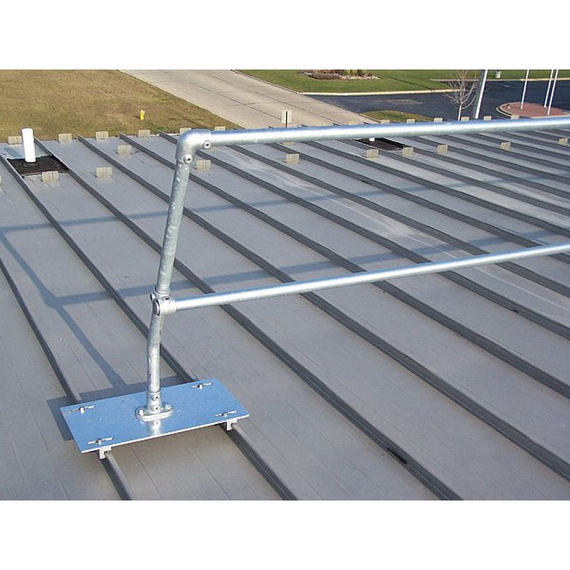 Blue Water Standing Seam Metal Roof Safety Railing Systems