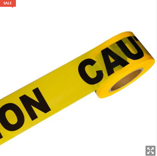Caution Tape For Road and Traffic Safety