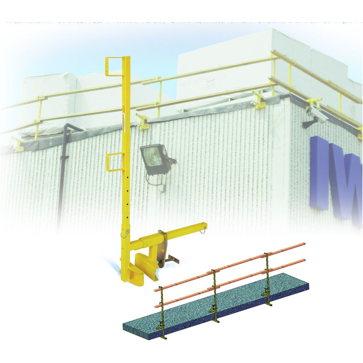 Blue Water-VersaClamp – Parapet Safety Guardrail Systems