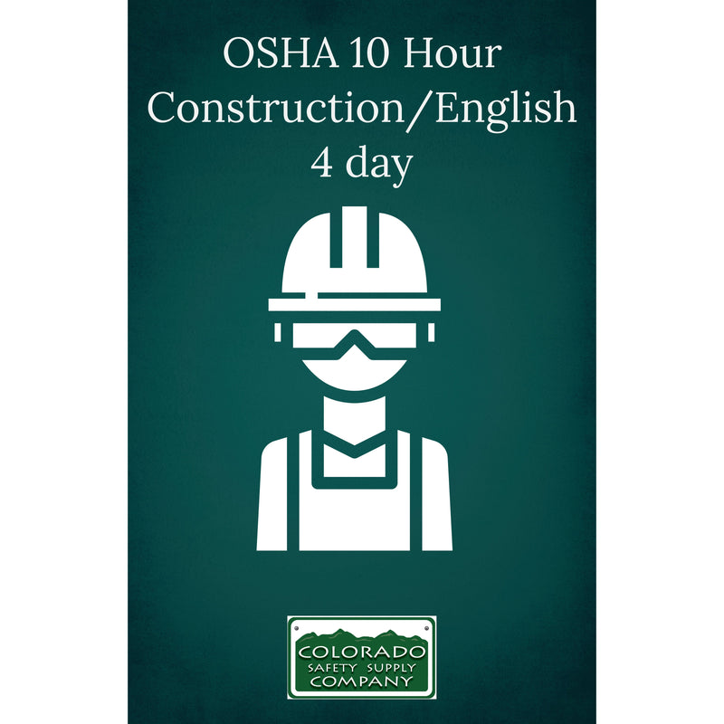 OSHA 10 Hour Construction 1.5 days Training Class