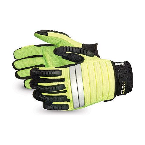 Clutch Gear® Flex-Ribbed Impact-Resistant Mechanics Glove with Kevlar®-Blended Palm (1 doz)