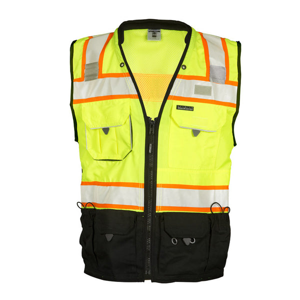 Premium Black Series Surveyors Vest, class 2